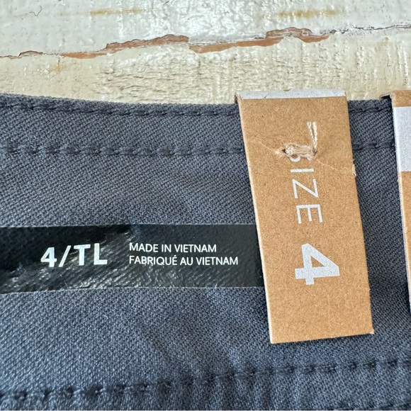 PrAna Halle Pant II NWT size 4 Tall Inseam Coal Grey Straight Leg - Picture 10 of 15